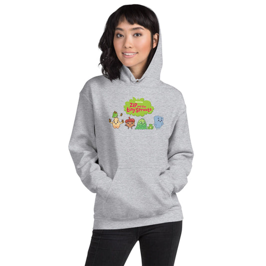 Adult Hoodie – Zip and the Tiny Sprouts