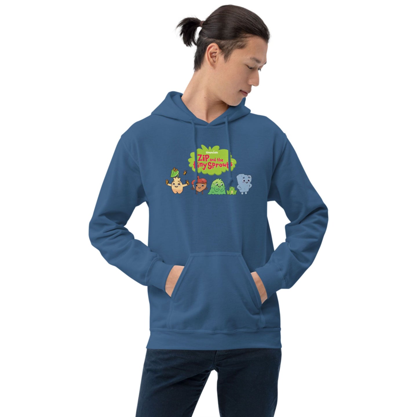 Adult Hoodie – Zip and the Tiny Sprouts