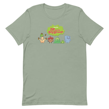 Adult T-Shirt – Zip and the Tiny Sprouts