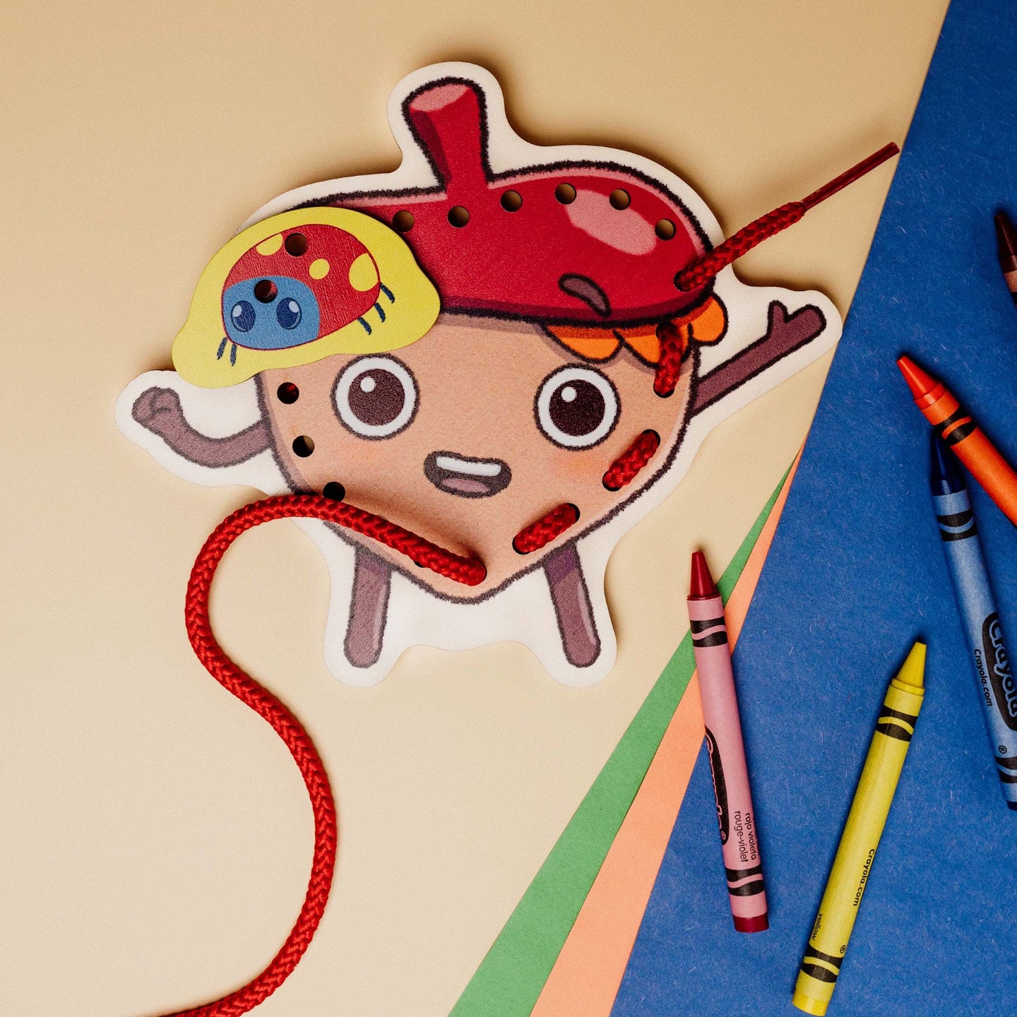 Wooden Lacing Toy Kit – Zip and the Tiny Sprouts